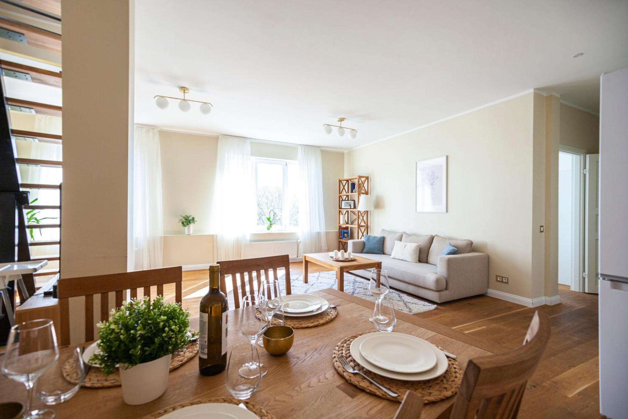 Luxury 2-Floor Apartment With Sauna And Balcony 塔林 外观 照片